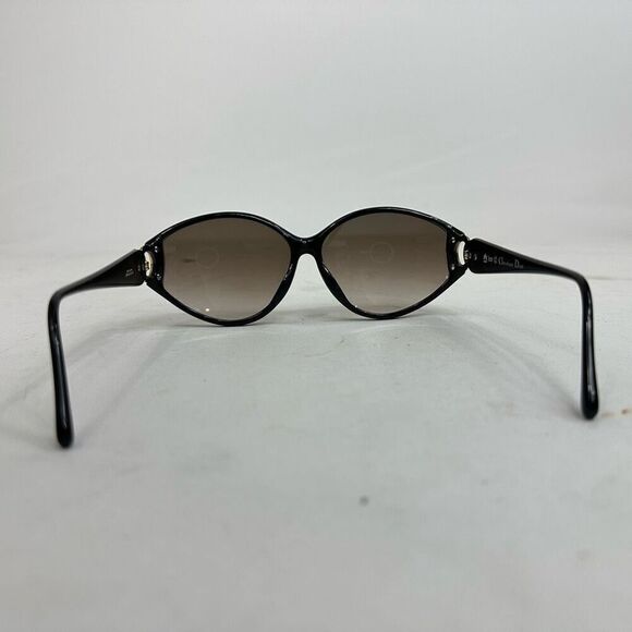 Vintage Christian Dior Black and Gold Sunglasses 2850 - Picture 6 of 8